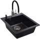 SINK SIMPLEXSQS100+MIXER+DISP BLACK 1