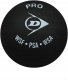 SQUASH BALL DUNLOP PRO 2 YELLOW DOTS 1