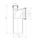 TOILET ELBOW 767 110/45/50 WHITE 2