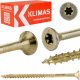 WOOD SCREW TXKMWHT-60300 ZN 100PCS 1