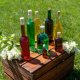 BOTTLE GLASS 0.75L SET OLIV NO CAP 8PCS 12