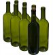 BOTTLE GLASS 0.75L SET OLIV NO CAP 8PCS 4
