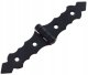 GATE HINGE DEC ZOF200 200X34X2.0 BLACK 1