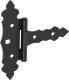 Domax GATE HINGE DEC ZOF75 75X35X130X2.0 BLACK 2