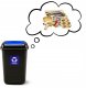 BIN 28 L- RECYCCLING - BLUE 5