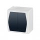 SWITCH HERMES2 2G WH/GREY IP44 1002-01 2