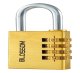 HANGING BRASS CODE LOCK NL11 28X4 6/72 1
