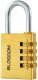 PADLOCK HANG CODE BRASS NL11 40X4(6/72) 1