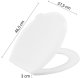 TOILET-SEAT UNIVERSAALNE VALGE AMBRIA 2