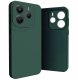 Etui do Xiaomi Redmi Note 14 5G (Osłona Kamery, Zielone, Plecki)   Szkło 9H 5