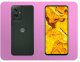 Etui Do Motorola Moto G55 5G (Ciemnoróżowe, Matowe, Silikonowe)   Szkło 9H 3