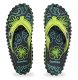 Gumbies japonki ISLANDER FLIP-FLOPS LIME HIBISCUS 37 1