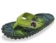 Gumbies japonki ISLANDER FLIP-FLOPS LIME HIBISCUS 37 2
