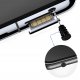 Zaślepka Zatyczka Przeciw Kurzowi USB C / Mini Jack AUX Zasłonka Zestaw x10 2