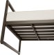 Sofa wypoczynkowa ogrodowa Comosa, 3-osobowa, tapicerka XXL - brązowy/beżowy 6