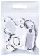 Nøglering PET 10stk Hvid 3