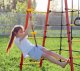 Plac Zabaw Małpka Plus | Zjeżdżalnia Drabinki Huśtawka łańcuchowa | 100 kg 9