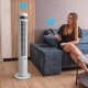 Cichy WENTYLATOR Kolumnowy Podłogowy JONIZACJA Stojący NATURALNY WIATR + Pilot - Yoer CoolWhisper TF07W - DARMOWA DOSTAWA 2