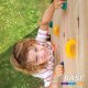 Siłownia Ogrodowa PlayBase MTL Double Swing 2x Huśtawki Drewniane + Drabinki 2