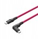 Kabel fotograficzny Mathorn MTC-511M 5m 10Gbps 60W USB C-C90 Magenta 1