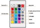 Taśma led 3528 rgb 4,5m wodoodporna pilot zestaw 6