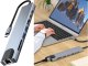 Hub adapter 8w1 przejściówka 2x usb-c thunderbolt 3 2xusb hdmi sd rj45 4