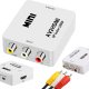 Adapter konverter sygnału av rca cinch do hdmi audio rca 1080p cvbs kabel 1