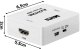 Adapter konverter sygnału av rca cinch do hdmi audio rca 1080p cvbs kabel 2