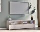 Stylowa szafka RTV Tebris 150 w kolorze cashmere 1