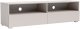 Stylowa szafka RTV Tebris 150 w kolorze cashmere 3