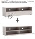 Stylowa szafka RTV Tebris 150 w kolorze cashmere 4