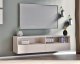 Stylowa szafka RTV Tebris 150 w kolorze cashmere 6
