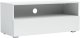 Biała szafka RTV Tebris 100 cm w minimalistycznym stylu 3