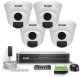 Zestaw do monitoringu IP PoE 5Mpx 2K BCS Basic 4x BCS-B-EIP15FR3(2.0) IR 30m 1