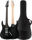 V-TONE EGA 39 MBK gitara elektryczna 4/4 stratocaster 39" HSS zestaw 6