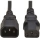 Kabel zasilający Eaton EATON TRIPPLITE PDU Power Cord C13 to C14 - 10A 250V H05VV-F 1M 3,28 FT. Black 1