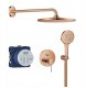 Essence Podtynkowy zestaw prysznicowy z deszczownicą Rainshower Mono 310; kolor: warm sunset 1