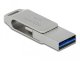 DeLOCK Pendrive USB-C + Typ-A 5 Gbps 32 GB - metalowa obudowa 2