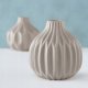 Boltze Ceramiczny wazon z tłoczonym wzorem ESKO, Ø 11 cm 3