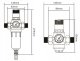 Herz filtr do wody zimnej z reduktorem ciśnienia DN 25 2301103 7