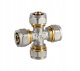 Diamond czwórnik PEX-AL-PEX, mosiądz 20x20x20x20 FTN-011.20X20X20X20.CZ-4 2