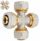Diamond czwórnik PEX-AL-PEX, mosiądz 20x20x20x20 FTN-011.20X20X20X20.CZ-4 5