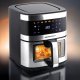 Frytkownica beztłuszczowa Air fryer Berdsen BD-656 srebrna 2