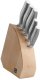 SENSE - 5 pc knife block - wood 2