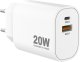 Ładowarka Sinox PRO 230V USB-A+USB-C ładowarka 20W biały 1