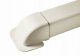 T80-H vægflange - 80x60 mm, Hvid RAL 9010 1
