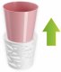 KADAX Doniczka Donica Osłonka Plastikowa Wkład Na Kwiaty 17cm Różowa 6