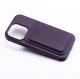 Portfel magnetyczny na karty LEATHER MAG WALLET kompatybilny z MagSafe ciemny fioletowy 7