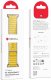 Pasek do Apple Watch Forcell F-Design FA12 dziurki silikon 42 / 44 / 45 / 49 mm zólty 3