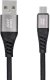 Kabel USB A do Micro USB Blue Star 2A z oplotem 1,2 m TFK-DC-003 czarny 1